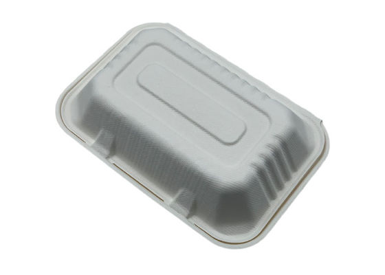 Tableware Biodegradable 9×6inch Bagasse Takeaway Containers