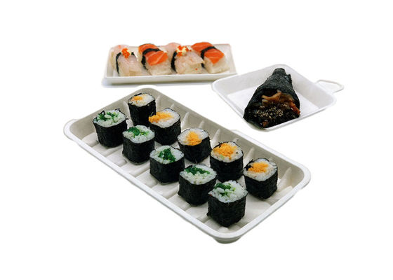 Biodegradable Sushi   231×121mm Cornstarch Trays