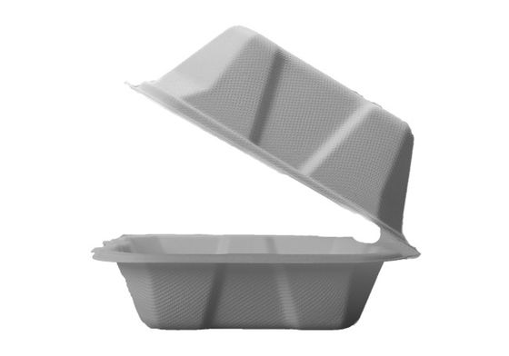 To Go 3 Compartment Microwavable Biodegradable Fast Food Takeaway Box Wholesale Catering Disposable Food Containers