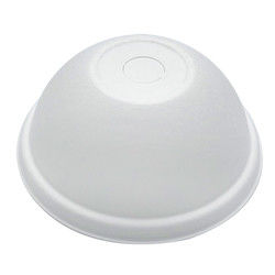 90mm Fake Dome Disposable Eco Friendly Natural Sugarcane Fiber Pulp Slide Open Cup Lids For Coffee Shop
