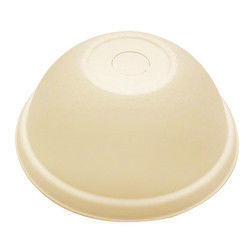 90mm Fake Dome Disposable Eco Friendly Natural Sugarcane Fiber Pulp Slide Open Cup Lids For Coffee Shop