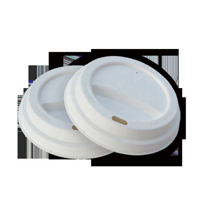 GB/3561-89 Compostable Sugarcane Bagasse Coffee Cups With Lids