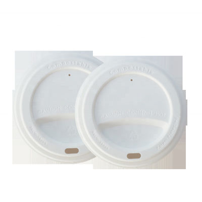GB/3561-89 Compostable Sugarcane Bagasse Coffee Cups With Lids