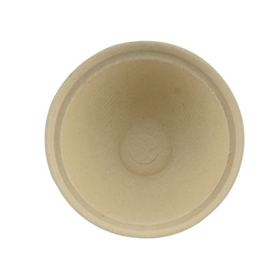 Disposable 80mm Dome Take Away Sugarcane Pulp 100% Biodegradable Paper Cup Lids 90mm Natur For Tea C