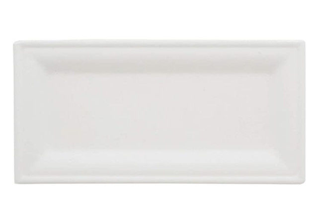 10x5 Inch Oilproof Biodegradable Sugarcane Bagasse Plates
